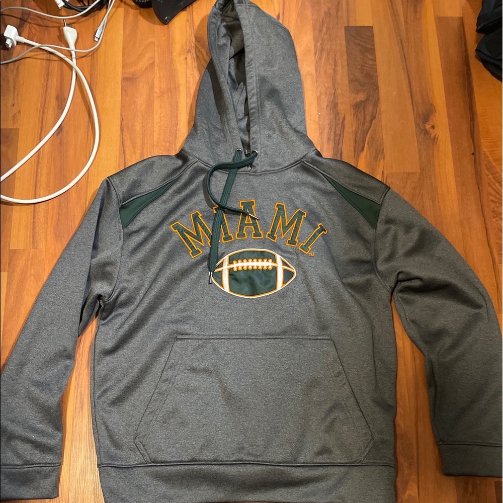 Vintage Umiami football hoodie